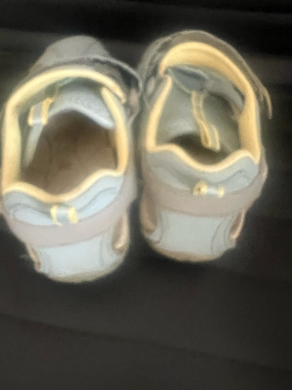 Teva Light Blue and Yellow Closed-Toe Sport Sandals - Picture 2 of 2